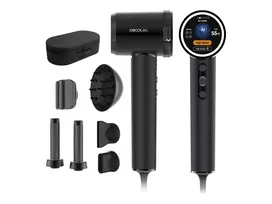 Cecotec Hair Dryer DryGlam Waves i-Sensor Pro 1600 W Black Diffuser Nozzle