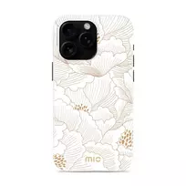 MIO White Roses Magsafe Compatible Case iPhone 16 Pro Max