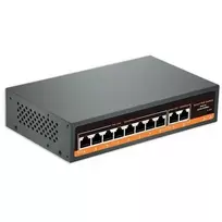 HISMART PoE Switch 100Mbps 8 Ports + 2G Uplink