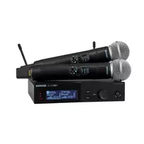 Shure SLXD24D+E/58 belaidė dviejų mikrofonų sistema su SM58 kapsulėmis