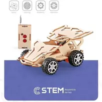 EXTRA DIGITAL Medinis Konstruktorius – Nuotoliniu Valdymu Automobilis Edukacinis Modelis