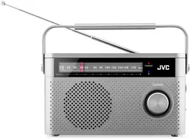 JVC RA-E315G nešiojamas radijo imtuvas pilkas