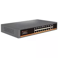 HISMART PoE Switch 100Mbps 16 Port + 2G Uplink