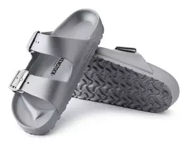 Birkenstock Arizona EVA Sandals - Silver, Size 37