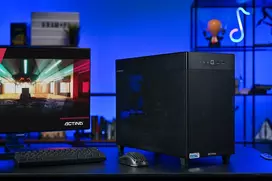 Kompiuteris ACTINA PC su AMD Ryzen 5 7600X, 32GB DDR5-SDRAM, 1 TB SSD, NVIDIA GeForce RTX 5060 Ti, Mini Tower, juodas