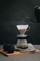 Hario V60 Drip Coffee Maker Plastic Size 02 - Clear