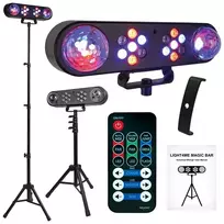LIGHT4ME MAGIC BAR Disco Ball LED PAR efektinis šviestuvas su stovu