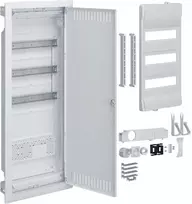 HAGER Plastic PT Switchgear Hybrid 36M 1x MON IP40 plokštė 865x335x90 su Volta perforuotomis durelėmis