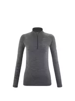 MILLET W Drynamic Warm 44958 Zip Base Layer Graphite - L/XL