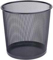 Metalinė šiukšlių dėžė, 12 l, juoda