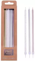 PME 16 aukštų žvakių rinkinys su stovais 18 cm įvairiaspalvis