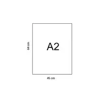 Vatmanas baltas A2/250g 46x64 1lapas
