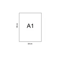 Vatmanas baltas A1/250g 64x90 1 lapas