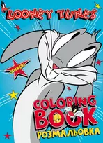 Knygutė spalvinimui su lipdukais LOONEY TUNES: Juokingas zuikis Warner Bros