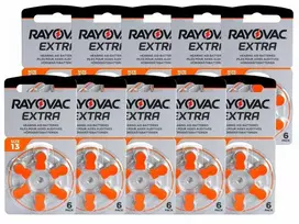 Elementai klausos aparatams RAYOVAC Extra, 13 PR48, 60 vnt.