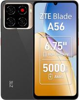 Išmanusis telefonas ZTE ZTE Blade A56 - 4G Išmanusis telefonas - Dual-SIM - RAM 4GB / Interner Atmintis 64GB - Micro SD slot - 6.75" - 1600 x 720 Pixel (90 Hz) - Triple-Kamera 13 MP, 0.08 MP, 0,08 MP - front camera 8 MP - Tiefschwarz