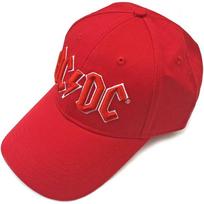 Rock Kepurė AC/DC Raudona Logo