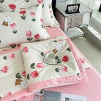 Ummer Breeze Quilt - Soft, Skin-Friendly Microfiber Filling, Space Theme, Machine Washable, Lightweight, All-Season, Thin, Plaid Design - Single Piece 100x150cm gray
