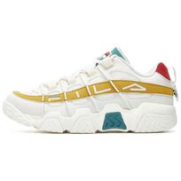 FILA Panini Fashion Classic Versatile Comfortable Daily Low-Top Retro Basketball Shoes Women sneaker White Yellow Green F12W031218FSH 38.5