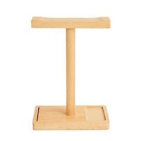 Wooden Headphone Stand Universal Desktop Display Mount for Gaming Headsets with Storage Solution