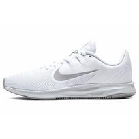 Nike Downshifter 9 žemi balti megzti moteriški sportbačiai AQ7486-100 35.5