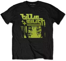 Rock Marškinėliai Billie Eilish Anime Logo, Dydis: M