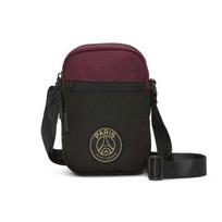 Jordan Paris Saint-Germain Fashion Minimalist Color Block Zipper Shoulder Bag Unisex bags Black Bordeaux-Red DC8676-010 Black Bordeaux Red
