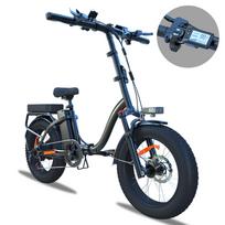 BLUVALL Z01 Sulankstomas elektrinis dviratis, 36V 13Ah nuimama baterija, Shimano 7 pavarų juoda
