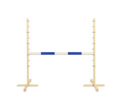 Jumping obstacle for Hobby Horse 120cm, blue beam