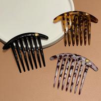 3Pcs Women's Leopard Print Hair Side Comb, Fashionable and Elegant, Casual, Ponytail Finishing Hairpin, Women's Hair Accessories, Gift Recommendation
