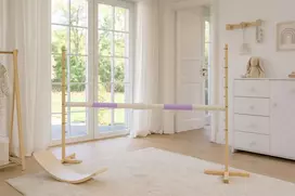 Šuolių kliūtis Hobby Horse šviesiai violetine skersine 160×120 cm
