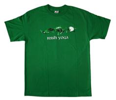 JUOKINGAS MARŠKINĖLIS - Airiška Joga - marškinėlis M,L,XL,2XL Visiškai Naujas !!! Labai gerai XL