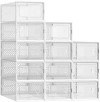 Songmics Batų dėžės 33.1 x 23 x 14 cm 12 vnt.