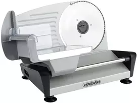 Elektrinė duonos pjaustyklė, metalinė 400W, ašmenys 19 cm, storis 0-15 mm Mesko MS 4704