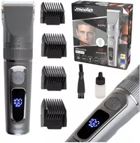 Mesko Professional Clipper, titano, LCD, IPX6, darbo laikas 180 min. Mesko MS 2843