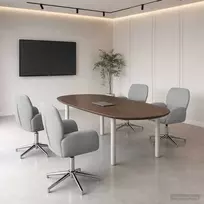 Sukamosios stalo kėdės 4 vnt. 54 x 58 x 90 cm Šviesiai pilka