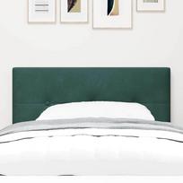 LED Headboard with Green LED Light Strips 80 cm Velvet