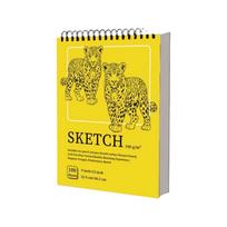 100 Sheets Coil Sketchbook Portable Drawing Pad Professional Sketching Notebook  Sketching Style-C