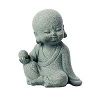 Mini Buddha Tea Pet Cute Little Monk Figurine Aquarium Buddha Statues  Table Centerpieces 3