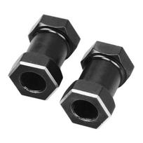 4Pcs/Set 12mm Hex Drive Adapter Set Crawler Wheel Adapter  Repairing and Upgrading violetinė