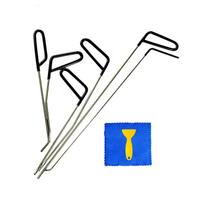 Auto Automotive Ding Hail Puller Set Body Dent Removal Rods Hook Tool Push Rod Car Crowbar Paint Dent Repair Tools Kits