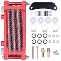 Variklio alyvos aušintuvo rinkinys Radiatorius Universalus 100CC‑250CC Motociklui Enduro Dviratis Keturratis