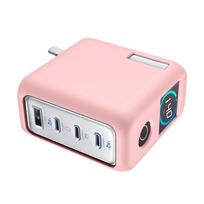 Shockproof Case For Zolo140W Power Adapter Cover Shell Highly temperature Resistance Protectors NonSlip and Easy Clean rožinė