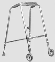 Reha Fund RF-100 Sidabrinis Aliuminio Rehabilitation Walking Frame
