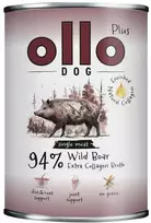 OLLO Plus Collagen Mono Wild boar – drėgnas ėdalas šunims – 800g
