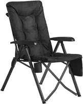 Songmics Kempingo kėdė, reguliuojamas atlošas 95°–150°, 6 cm paminkštinimas