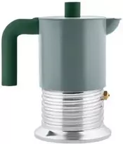 Alessi Vite PM01/6 GR Moka pot, 6 cups - Sage Žalias