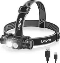 Lepro LED prožektorius ant kaktos, 1000 lm, 2200 mAh baterija, IP65, USB įkrovimas, PR320018