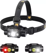 Wurkkos LED galvos žibintas, 4000 lm, įkraunamas, IP67, magnetinis, HD50