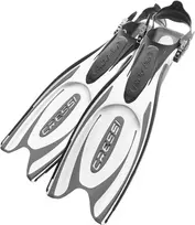 Cressi nardymo plaukmenys su atvira kulno dalimi Frog Plus BF203044, juoda/balta